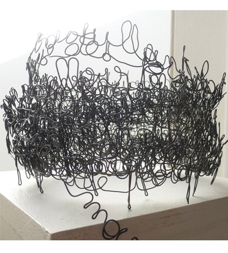 sculpture en fil de fer