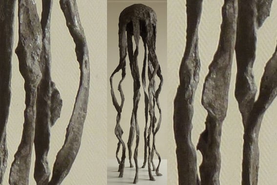sculpture d'une méduse